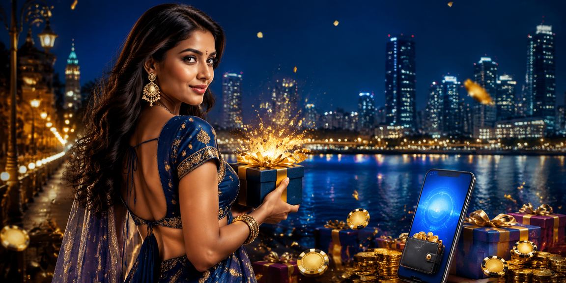 Young Indian woman making mobile payment using UPI app in Mumbai